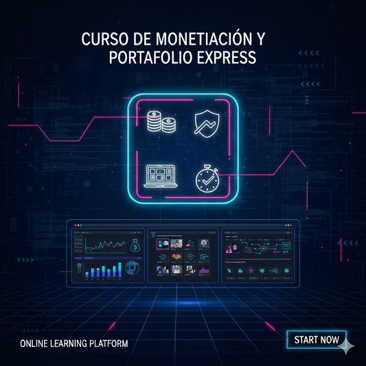 Curso de  monetizacion y portafolio express